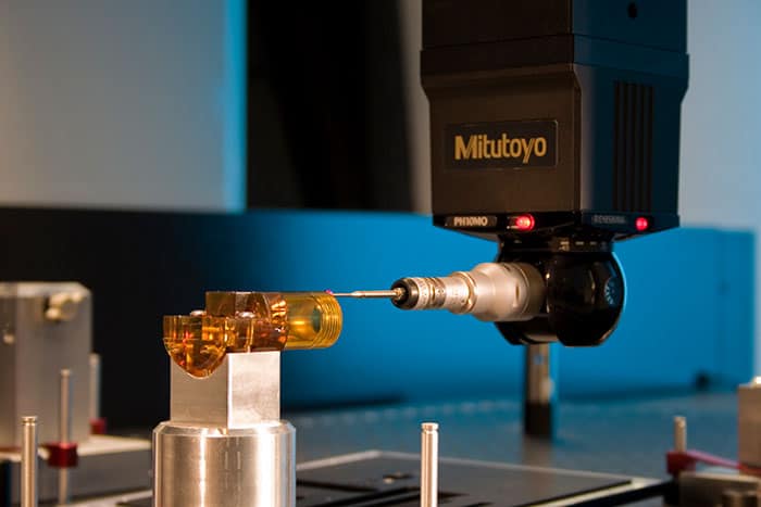 Drill being used to product a product